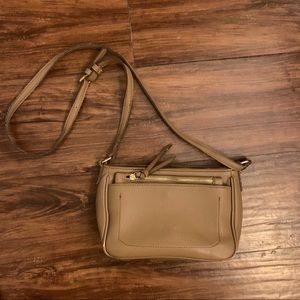 Taupe Crossbody Purse